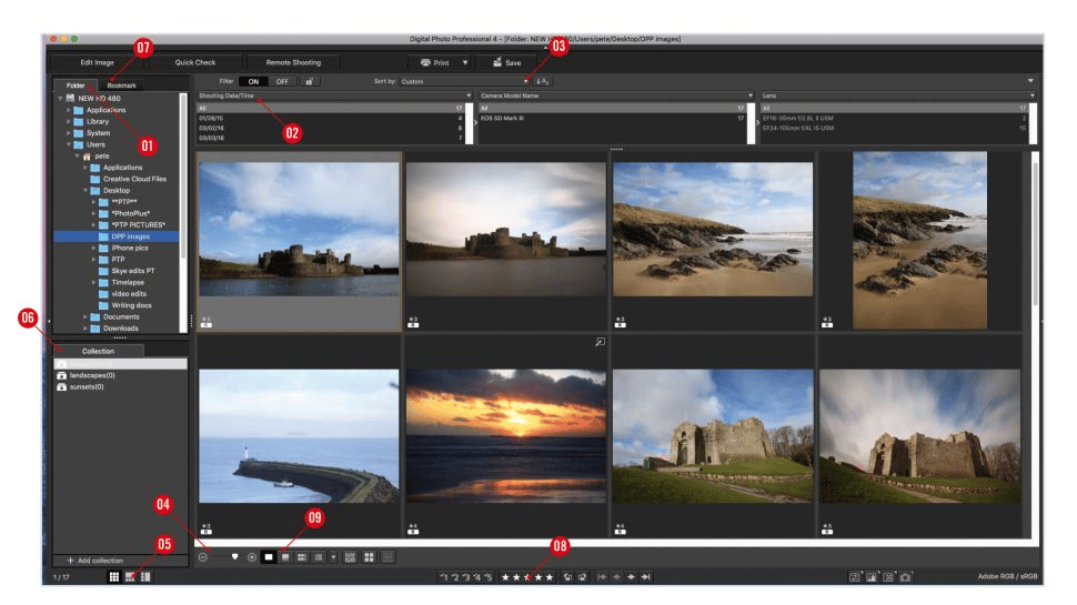 6 cách sử dụng Canon Digital Photo Professional có thể bạn chưa biết