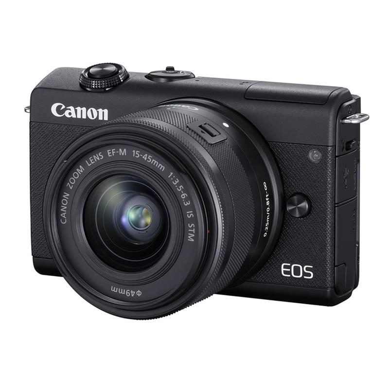 Máy ảnh Canon EOS M200 Kit 15-45mm + Canon EF-M22mm F2 STM (nhập khẩu)