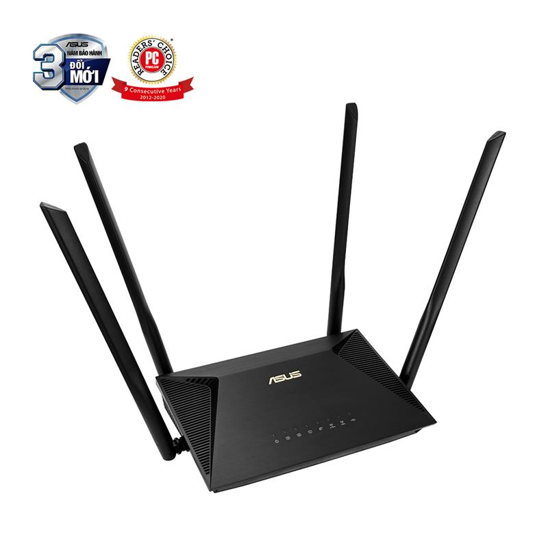 Router ASUS RT-AX53U (Gaming Router) Wifi AX1800 2 Băng Tần, MU-MIMO, AiProtection