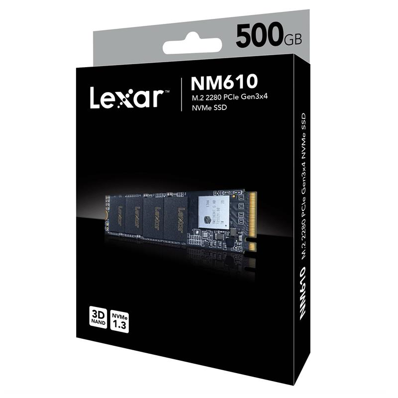 SSD Lexar NM610 500GB Gen3x4 NVMe