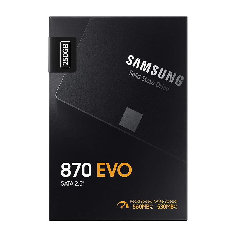 SSD Samsung 870 EVO 250GB 2.5' SATA III