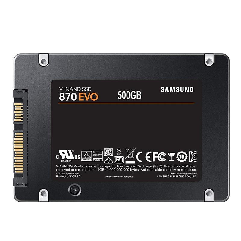 SSD Samsung 870 EVO 500GB 2.5' SATA III