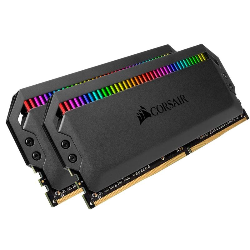 (16G DDR4 2x8G 3200) Corsair Dominator Platinum RGB CL16-18-18-36