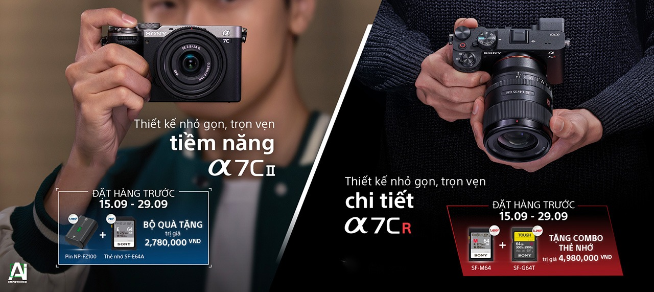 Pre-order Sony A7C II & A7CR