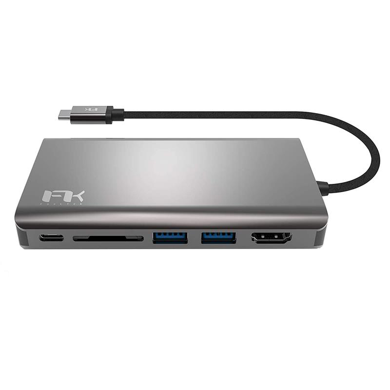 Bộ Chia Cổng USB Portable 8 In 1 USB-C Feeltek