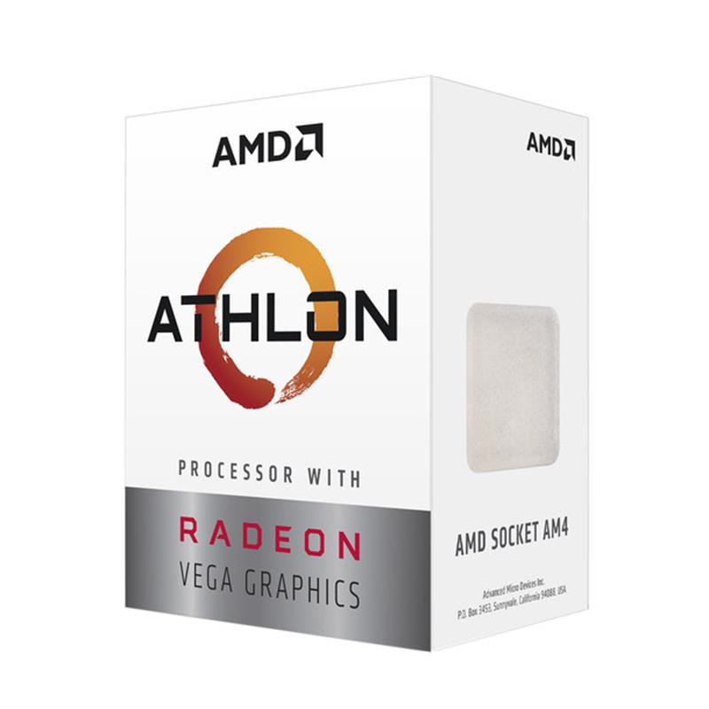 CPU AMD Athlon™ 3000G 3.5GHz / 2 nhân 4 luồng / Radeon™ Vega 3 Graphics