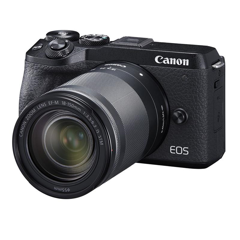 Máy ảnh Canon EOS M6 Mark II Kit EF-M18-150mm F3.5-6.3 IS STM/ Đen (nhập khẩu)