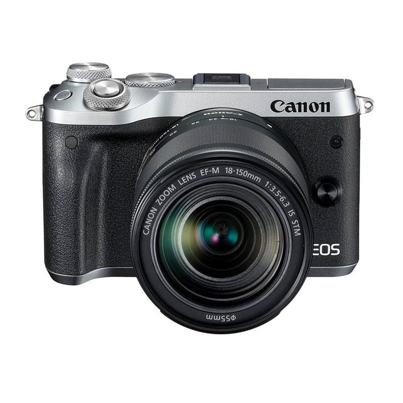 Máy ảnh Canon EOS M6 Mark II kit EF-M18-150mm F3.5-6.3 IS STM/ Bạc (Nhập Khẩu)