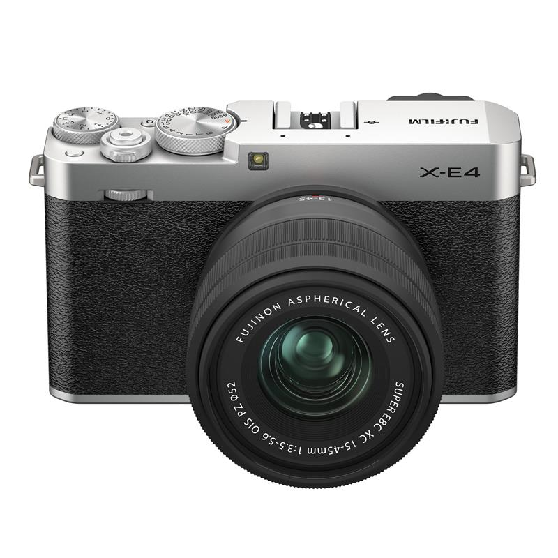 Máy ảnh Fujifilm X-E4 kit XC15-45mm F3.5.5.6 OIS PZ/ Bạc