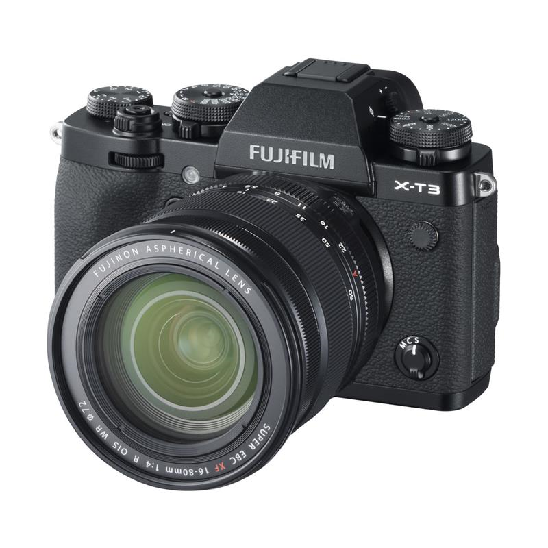 Máy ảnh Fujifilm X-T3 WW kit XF16-80mm F4 R OIS WR/ Đen (Nhập khẩu)