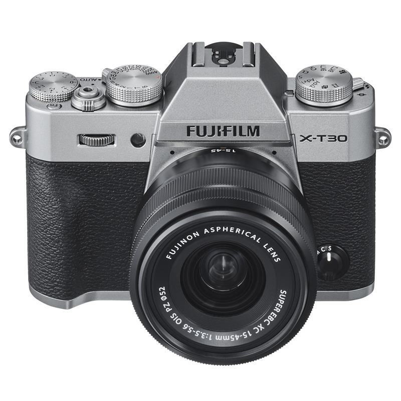 Máy ảnh Fujifilm X-T30 Kit XC15-45mm F3.5.5.6 OIS PZ/ Bạc