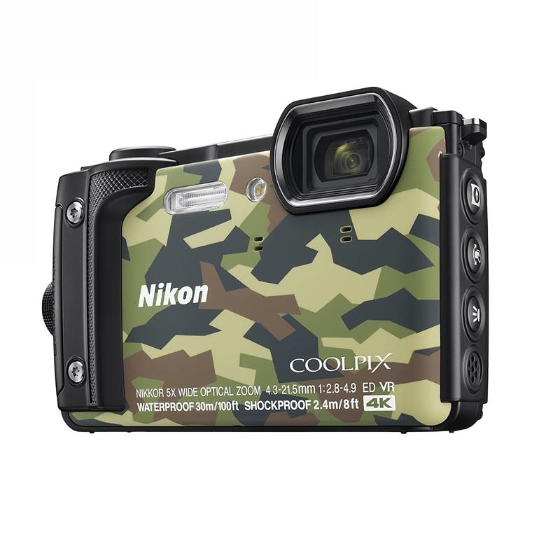 Máy ảnh Nikon Coolpix W300/ Xanh lính (nhập khẩu)
