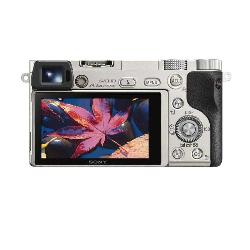 Máy ảnh Sony Alpha ILCE-6000L/ A6000 Kit 16-50mm + SEL55-210 F4.5-6.3 OSS/ Bạc