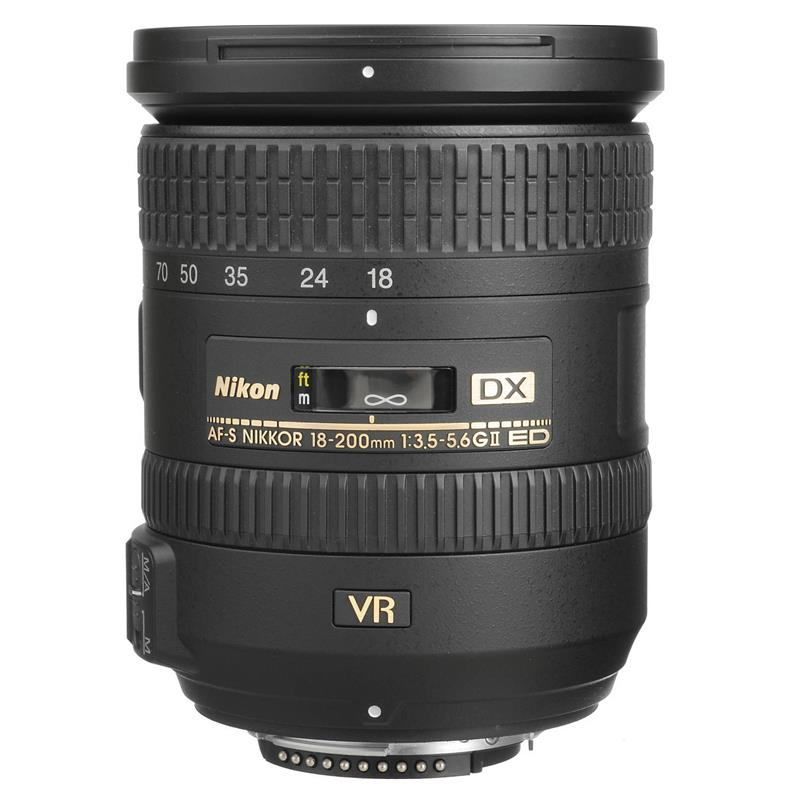 Ống Kính Nikon AF-S DX Nikkor 18-200mm F3.5-5.6G ED VR II (Nhập Khẩu)
