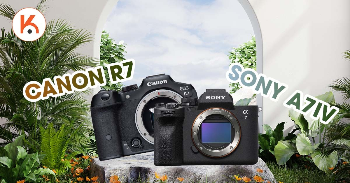 Canon EOS R7 và Sony A7 IV: Chọn máy ảnh crop hay full-frame?