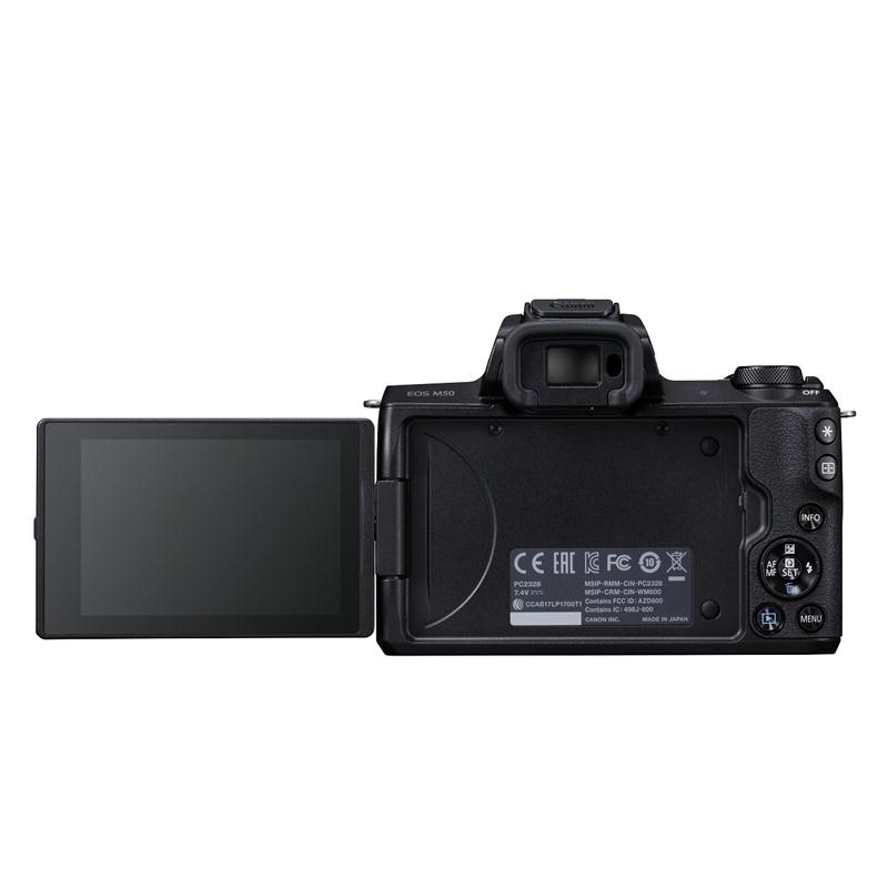 Máy ảnh Canon EOS M50 Body + Ngàm Chuyển Viltrox EF Sang EOS M/ Đen (nhập khẩu)