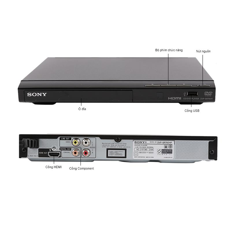 Đầu DVD Sony SR760HP