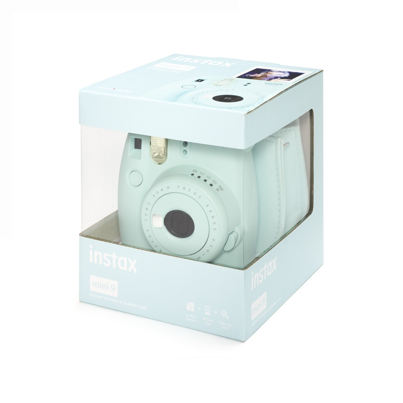 Máy Ảnh Fujifilm Instax Mini 9 Ice Blue (Xanh Ngọc)