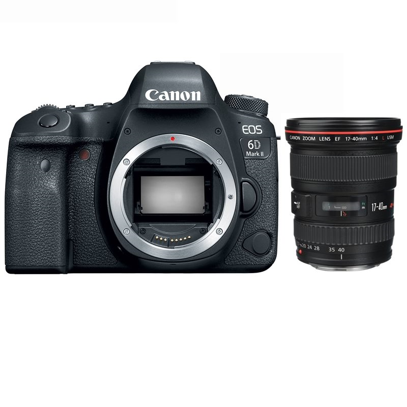 Máy ảnh Canon EOS 6D Mark II kit EF17-40mm F4 L USM (nhập khẩu)