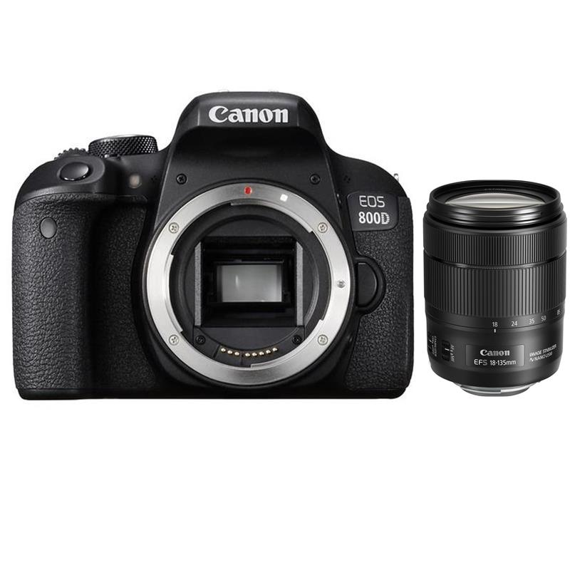 Máy ảnh Canon EOS 800D kit EF-S18-135mm F3.5-5.6 IS USM (nhập khẩu)