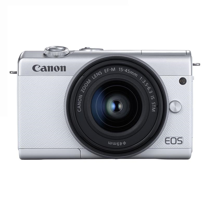 Máy ảnh Canon EOS M200 Kit EF-M15-45mm F3.5-6.3 IS STM/ Trắng (Nhập khẩu)