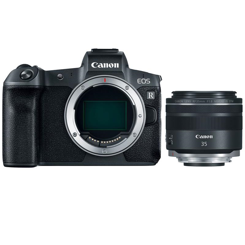 Máy ảnh Canon EOS R Body + RF35mm F1.8 Macro IS STM (Nhập khẩu)