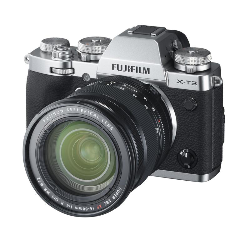 Máy ảnh Fujifilm X-T3 kit XF16-80mm F4 R OIS WR/ Bạc