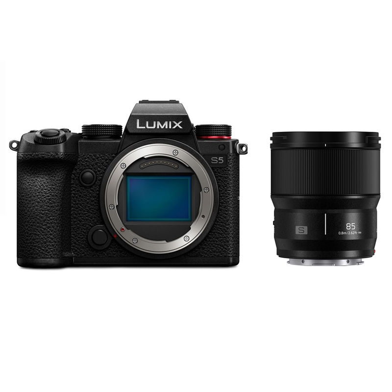 Máy ảnh Panasonic Lumix DC-S5 + Lumix S 85mm F1.8 L Mount (S-S85)