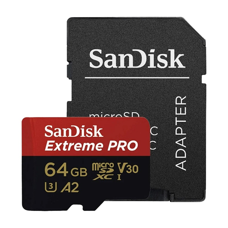 Thẻ nhớ MicroSDXC Sandisk Extreme Pro 64GB 200MB/90MB/s