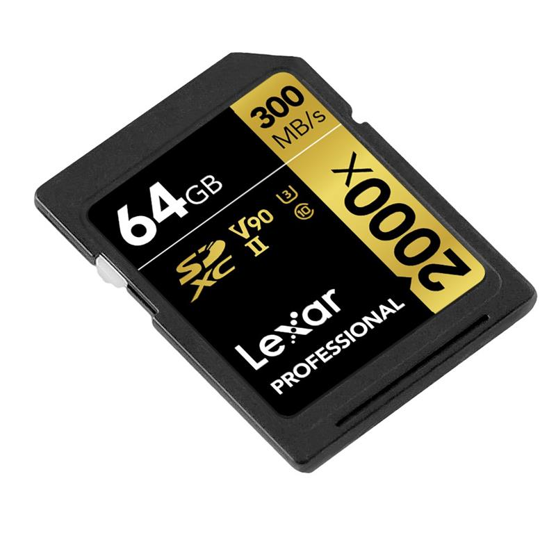 Thẻ Nhớ SDXC Lexar 64GB 300MB/260MB/s (2000x)