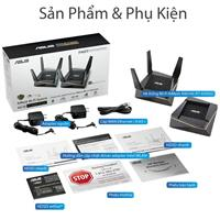 ASUS RT-AX92U 2 Pack (AiMesh Router) Wifi AX6100 3 Băng Tần, Wifi 6 (802.11ax), AiMesh 360 WIFI Mesh, AiProtection, USB 3.1