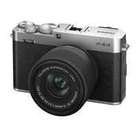 Máy ảnh Fujifilm X-E4 kit XC15-45mm F3.5.5.6 OIS PZ/ Bạc (Nhập Khẩu)