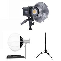 Amaran 200x - S + Softbox cầu K&F Concept 65cm + Amaran 2.8m