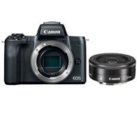 Máy Ảnh Canon EOS M50 Body + Canon EF-M22mm F2 STM/ Đen (nhập khẩu)