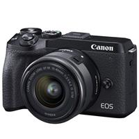 Máy ảnh Canon EOS M6 Mark II Kit EF-M15-45mm F3.5-6.3 IS STM/ Đen (nhập khẩu)