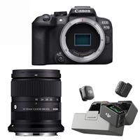 Canon EOS R10 Body + Sigma 18-50mm F2.8 DC DN (C) for Canon RF-S + DJI Mic 3