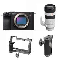 Sony Alpha A7CR Body + Sony FE 70-200mm F2.8 GM OSS II + SmallRig HawkLock Cage 5198 + SmallRig HawkLock H21 4485