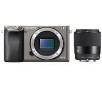 Máy ảnh Sony Alpha ILCE-6000/ A6000 Body + Sigma 30mm F1.4 DC DN For Sony/ Xám