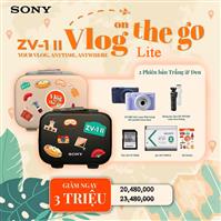 Máy ảnh Sony ZV-1 Mark II Vlog on the go LITE Trắng