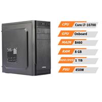 Máy tính văn phòng PC030002 (i7 10700/B460/8GB RAM/1TB HDD/DVD/450W)