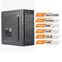 Máy tính văn phòng PC030003 (i7 10700/B460/16GB RAM/256GB SSD/DVD+WIFI/550W)