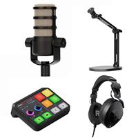 Rode PodMic + Rode Streamer X + Rode NTH-100 + Rode DS2