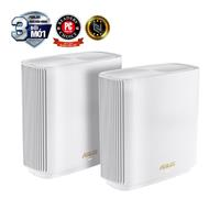 Router Wifi ASUS XT8 (W-2-PK) ZenWiFi 6 AX6600, 3 Băng Tần, AiProtection, Parental Control/ Trắng