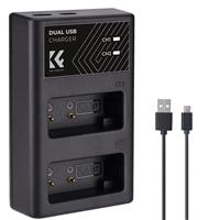 Sạc pin 2 khe K&F Concept LP-E17 KF28.0008