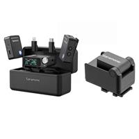 Microphone Saramonic Ultra ( 2TX + 1RX ) Đen + Saramonic Ultra Camera Adapter cho Sony