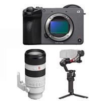 Sony FX2B + Sony FE 70-200mm F2.8 GM OSS II + DJI RS 4