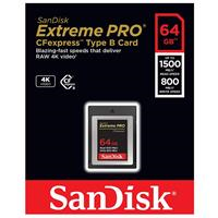 Thẻ nhớ CFexpress SanDisk Extreme Pro 64GB 1500Mb/800Mb/s