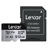 Thẻ nhớ MicroSDXC Lexar Professional Silver Plus UHS-I U3 512GB 205MB/ s